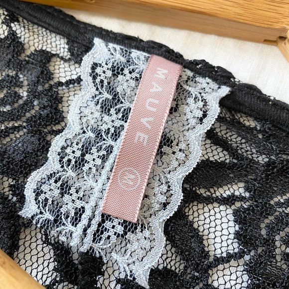 Mauve Rose Lace Jacket / Cover-up - Picture 5 of 10